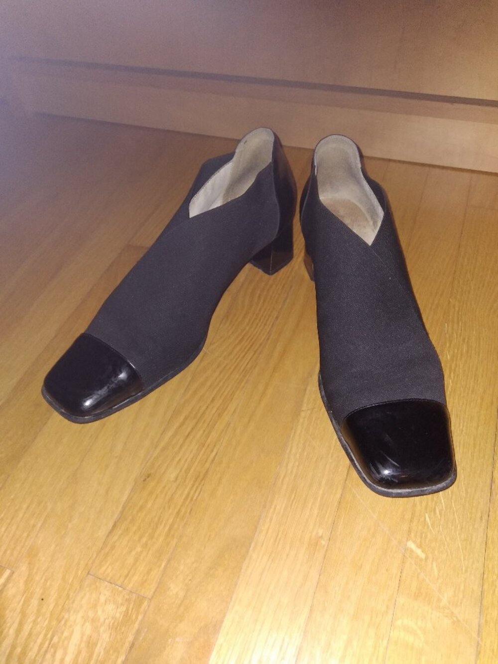 Elegant Classic High Heels Black Shoes, Sonate, France, Size - 7M